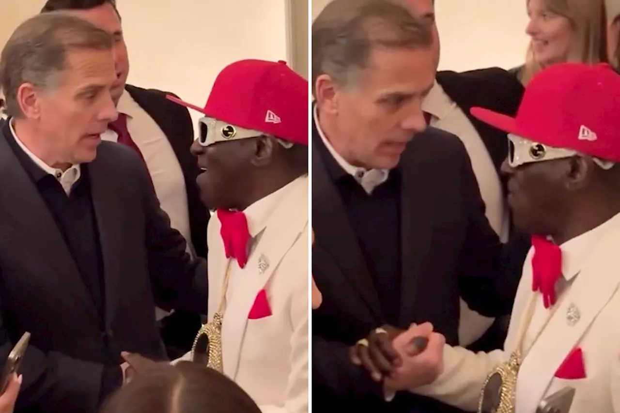 Hunter Biden Parties with Flavor Flav at White House Christmas Bash