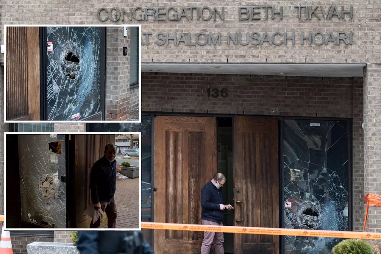 Montreal synagogue hit with suspected arson attack while nearby Jewish office building is vandalized