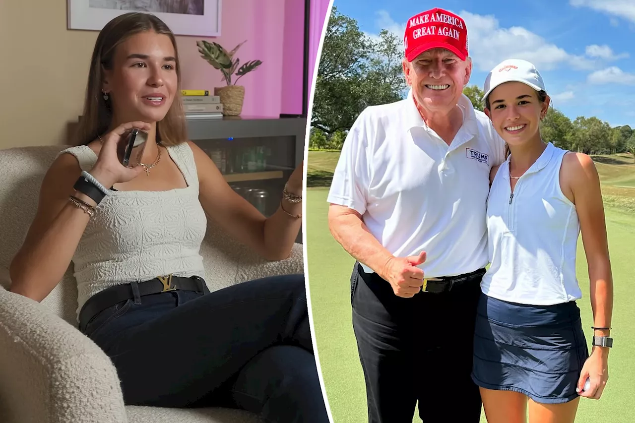 Kai Trump, 17, calls grandpa Donald’s awkward golf course interaction her ‘most embarrassing moment ever’