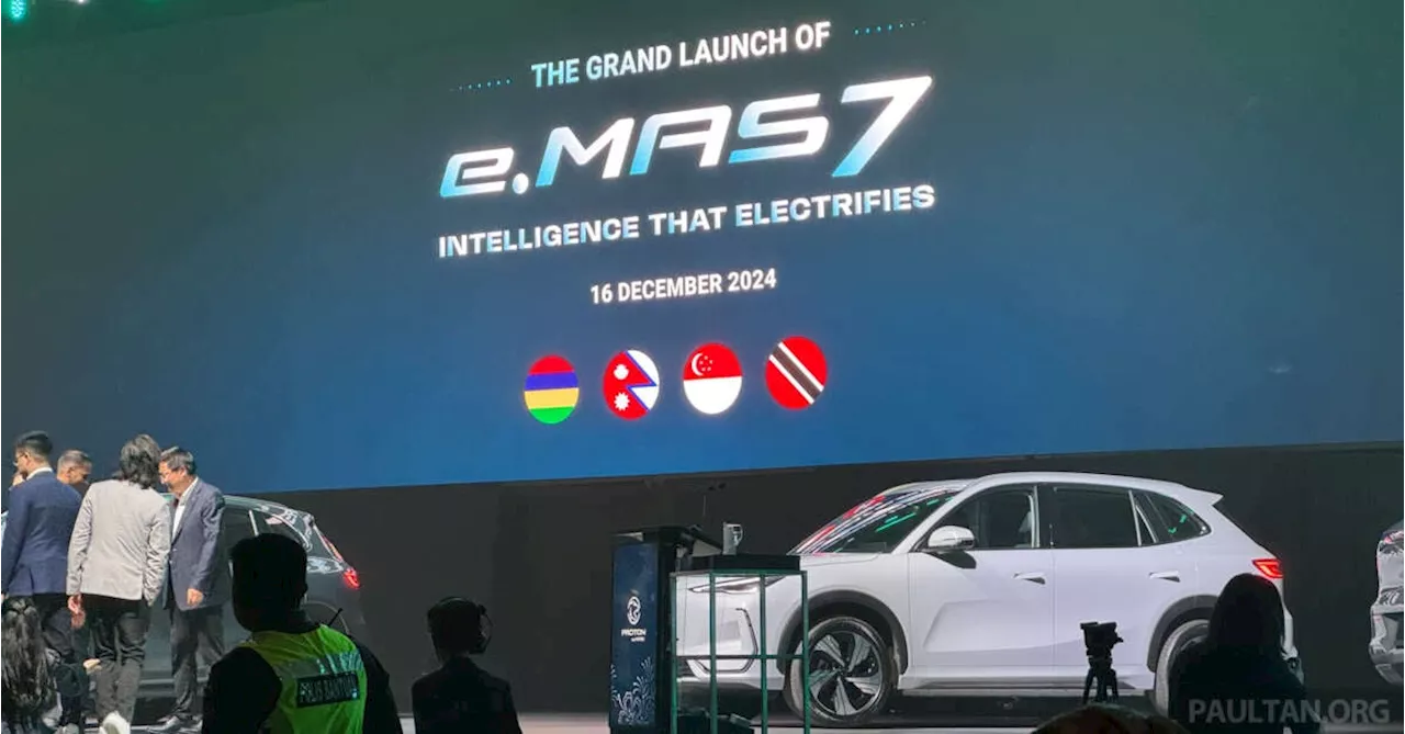 Geely's eMas 7 Electric Vehicle to Expand Globally