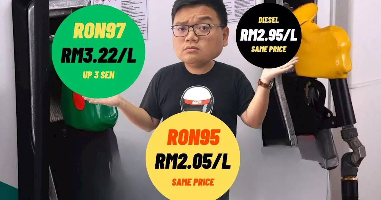 Malaysia Fuel Prices Updated: RON 97 Increases, Diesel Remains Stable