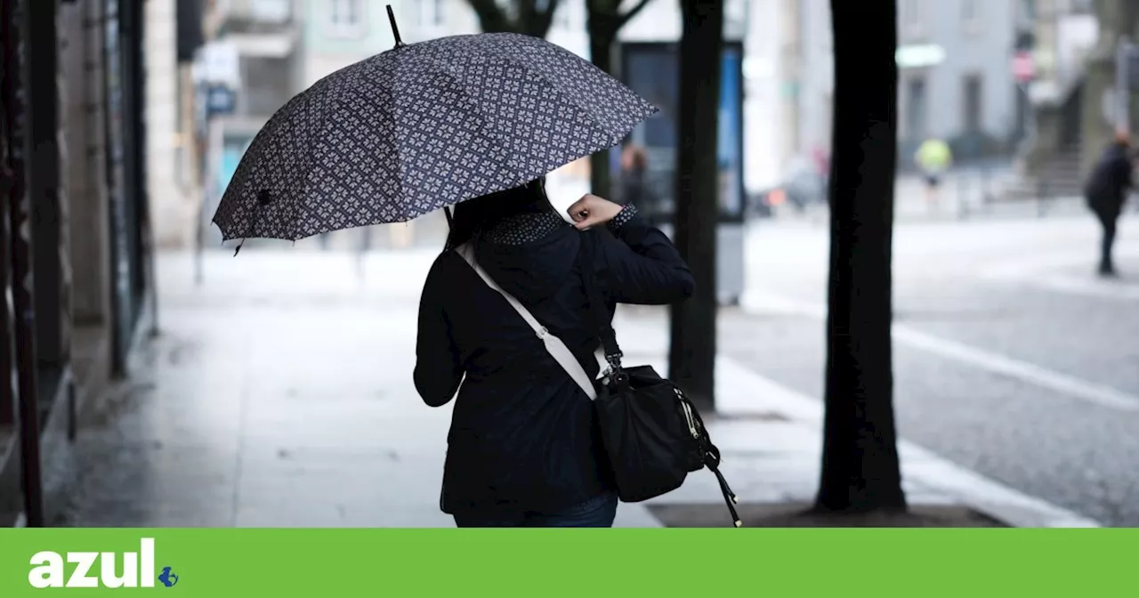 Aviso Amarelo por Chuva e Poluição no Norte de Portugal