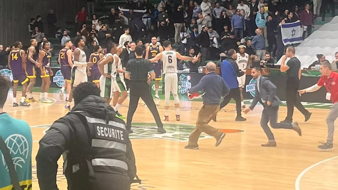 Basket: Nanterre-Holon interrompu par des manifestants pro-palestiniens, tensions à Maurice-Thorez