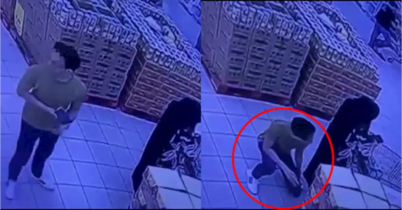 Disturbing CCTV Footage Captures Man Taking Upskirt Video Of Woman In Selangor