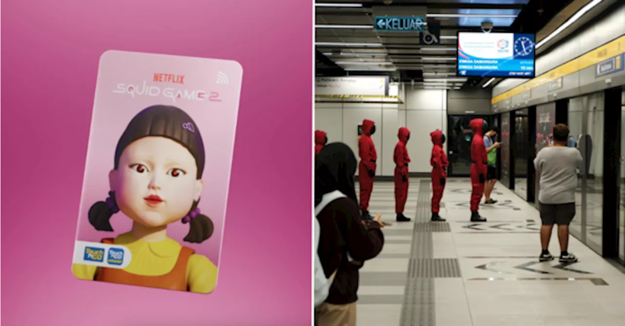 Play Ddakji & Win Cool 'Squid Game' Touch 'n Go Cards At MRT Ampang Park