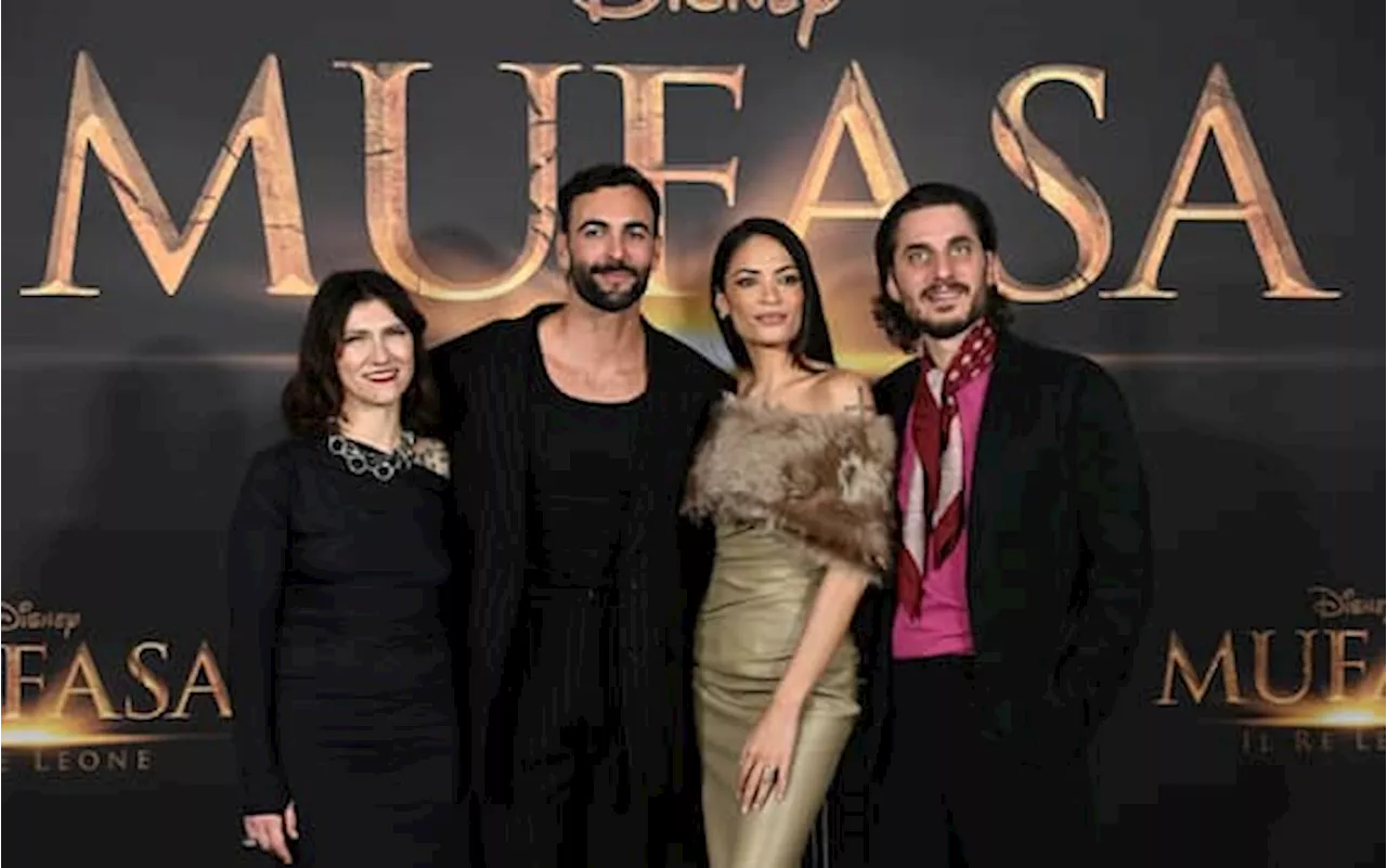 Il Re Leone, red carpet per i doppiatori Elodie, Mengoni, Elisa e Luca Marinelli