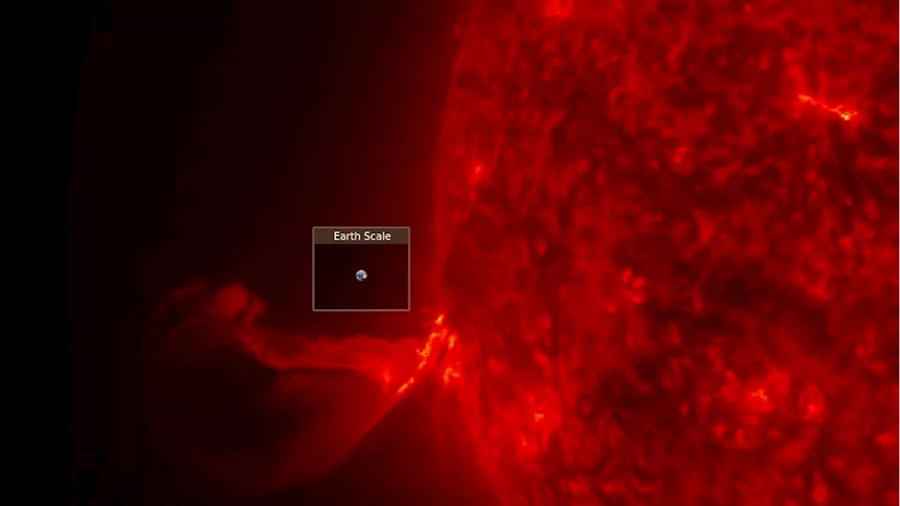 Watch the sun fire out 'extremely rare' coronal mass ejection and two fiery filaments (video)