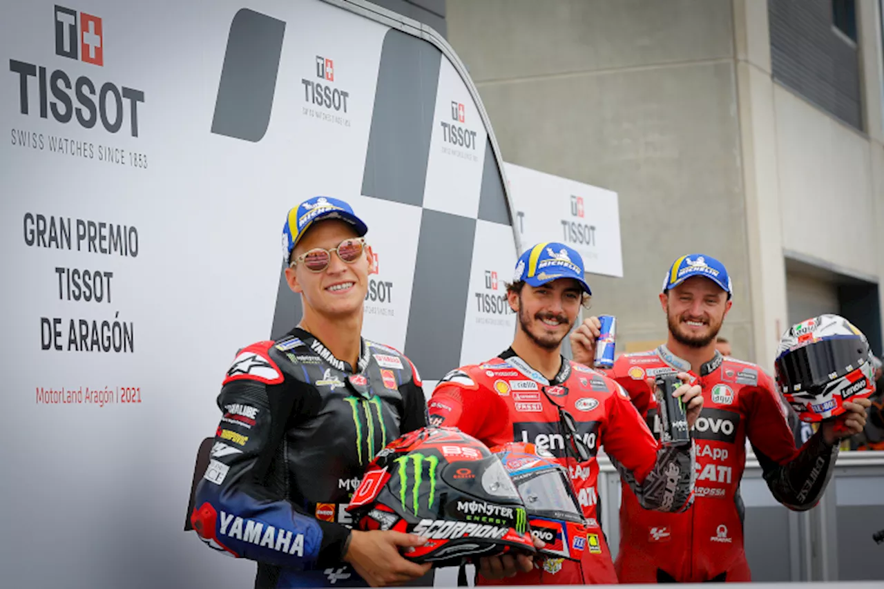 Bagnaia holte Pole Position in Aragón, Rossi lobt beide Fahrer