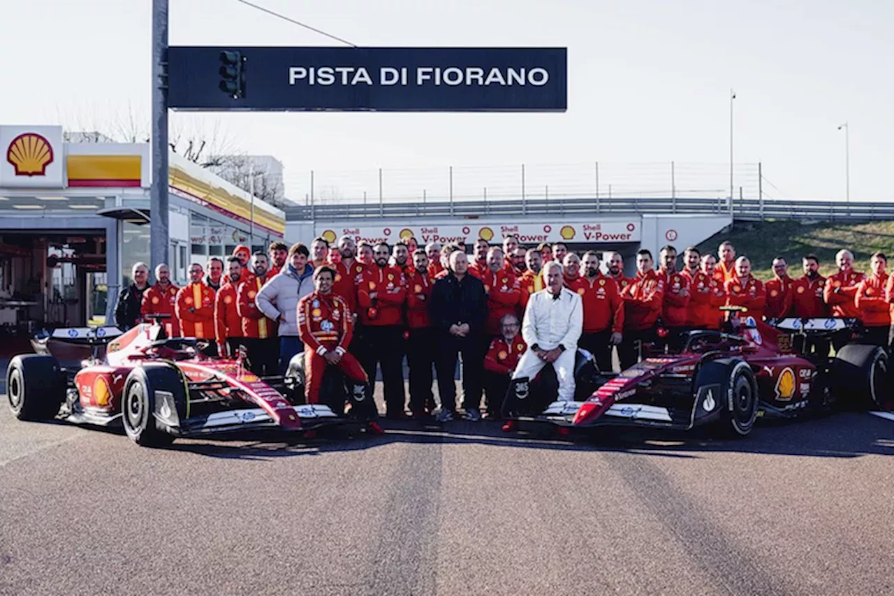 Carlos Sainz und sein Vater fahren gemeinsam einen Ferrari Formel 1