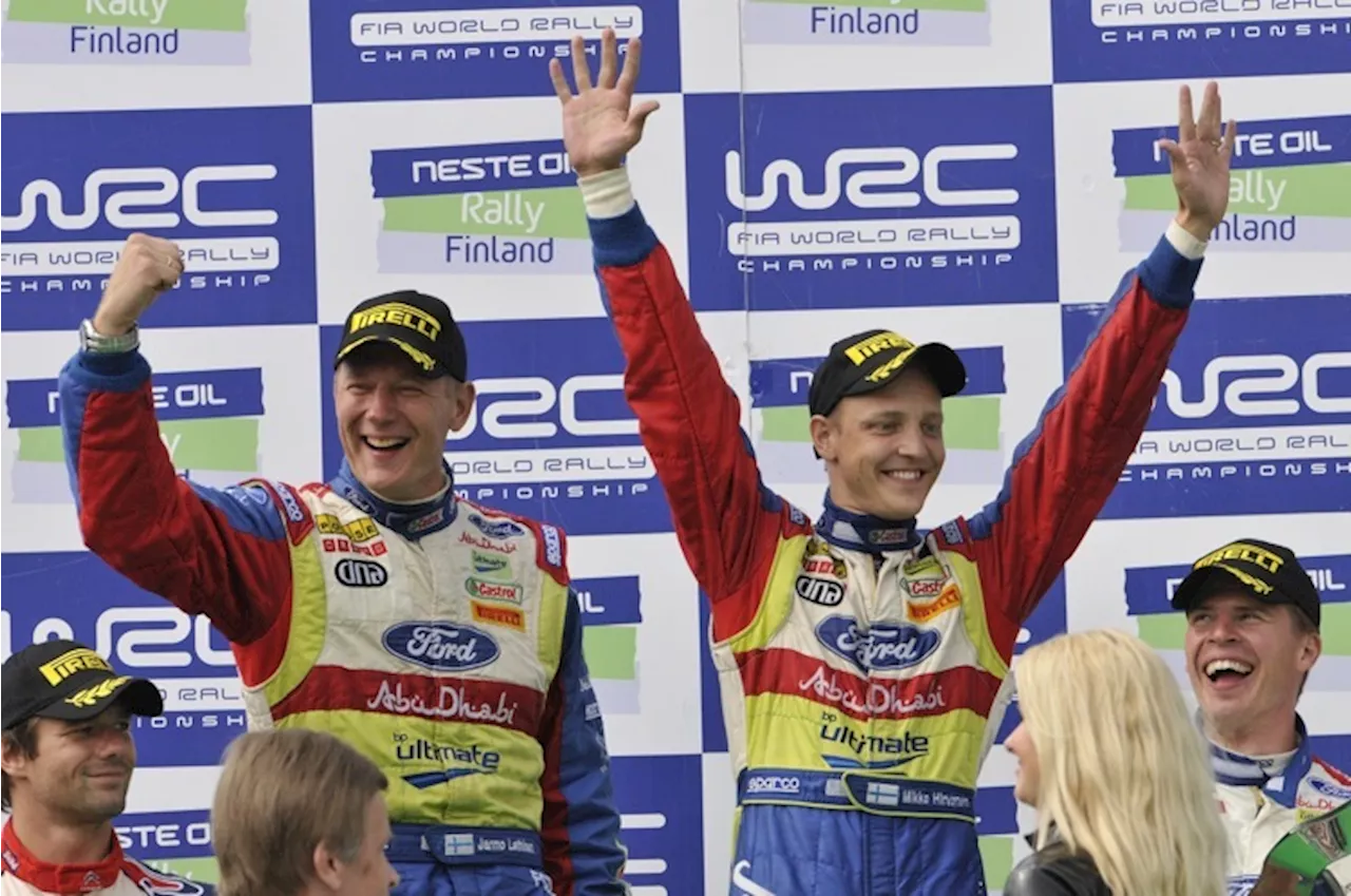 Hirvonen Siegt bei der Rallye Finnland