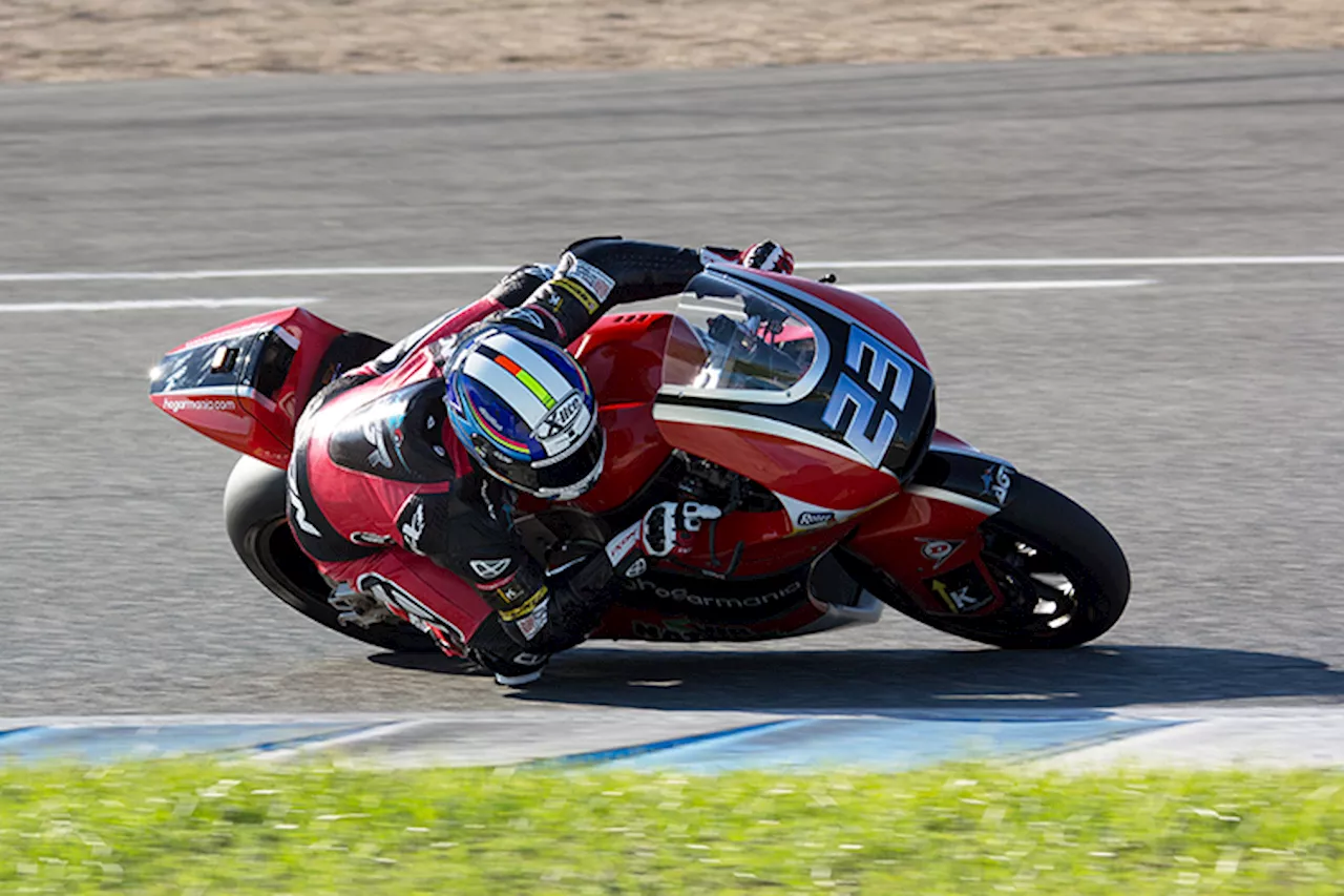 Moto2-Test Jerez: Marcel Schrötter auf AGR-Kalex