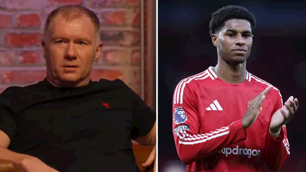 Scholes Criticizes Rashford's Off-Field Choices Amidst Manchester United Exit Rumors