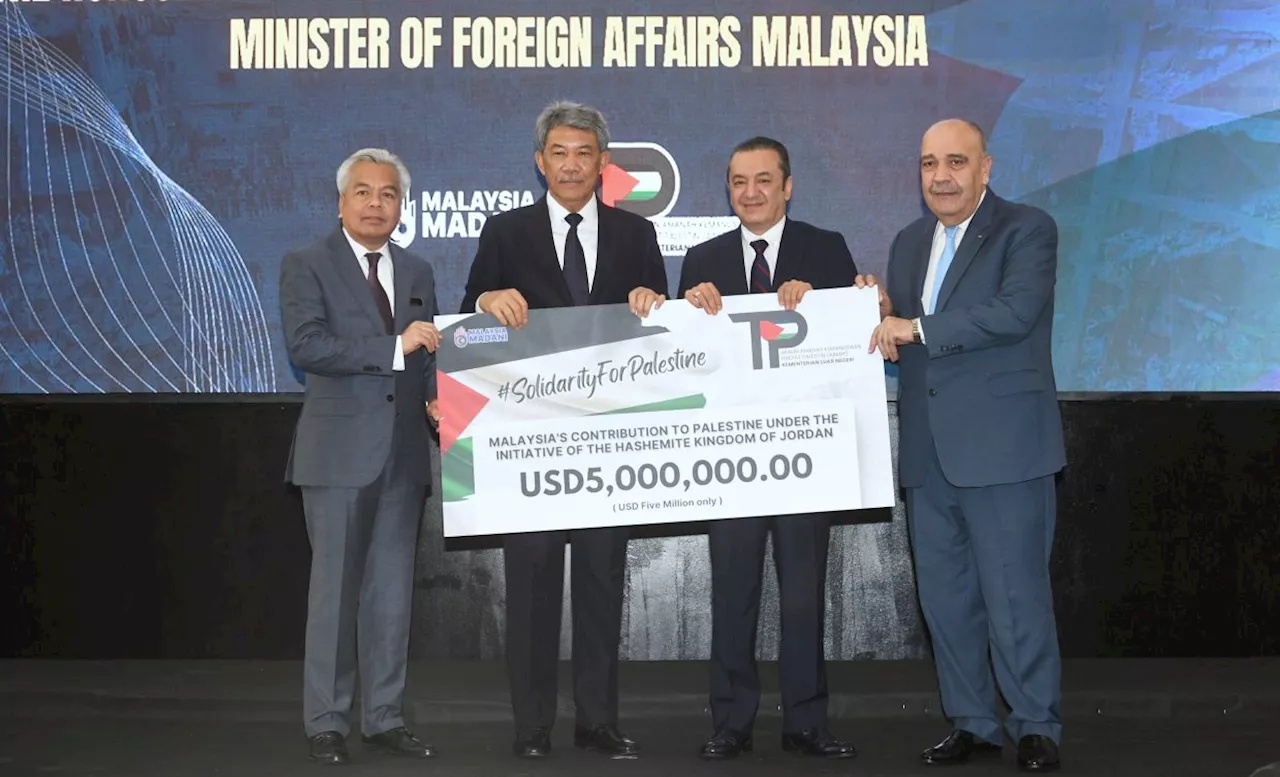 Malaysia Disburses RM70 Million for Palestinian Humanitarian Aid