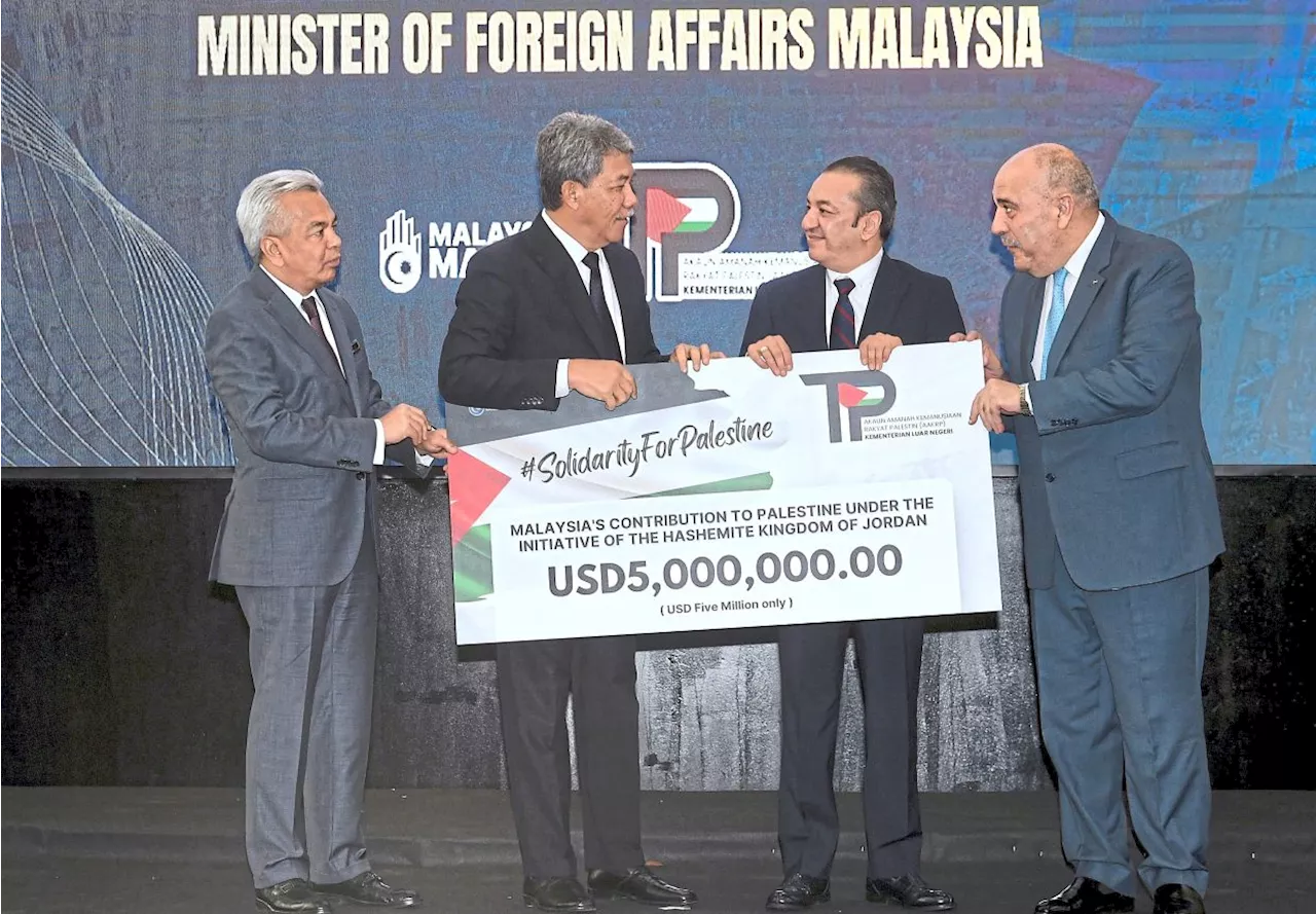 RM70mil aid delivered to Palestine