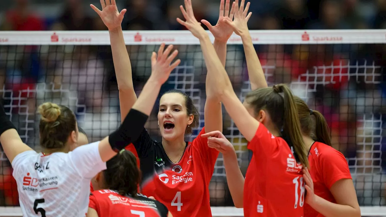 Dresdner SC Volleyballerinnen im Pokalfinale