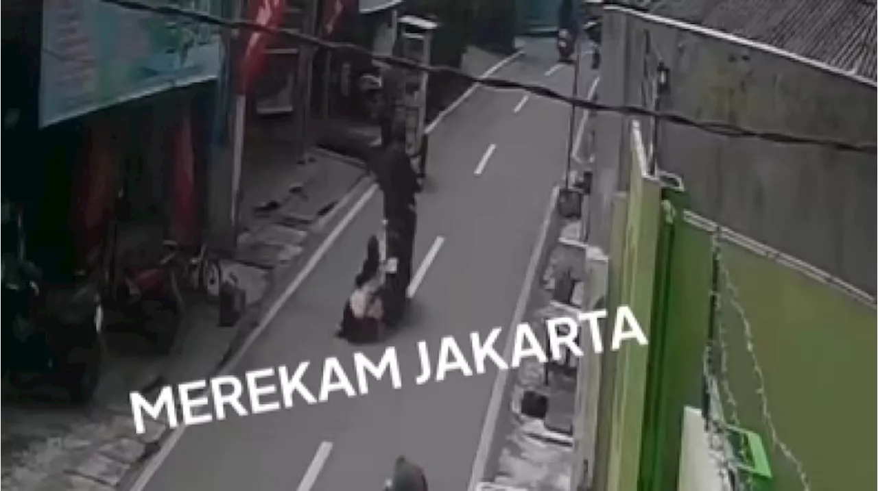 Wanita Terseret Maling Motor di Jakarta Utara