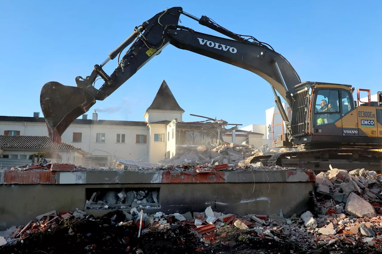 Démolition de l'ancienne unité d'hébergement de l'Ehpad Résidence des Landes