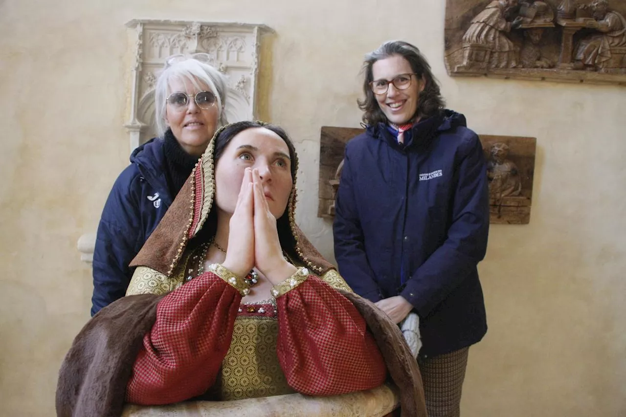 Reprise de la Figure d'Une Femme du XVe Siècle au Château des Milandes