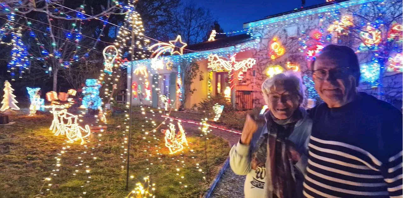 Roquefort : une maison illuminée attire les regards