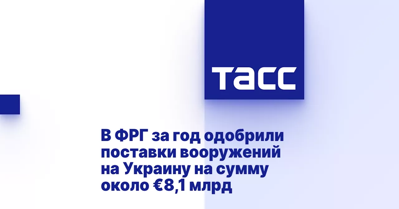 Германия одобрила поставки оружия Украине на €8,1 млрд в 2024 году