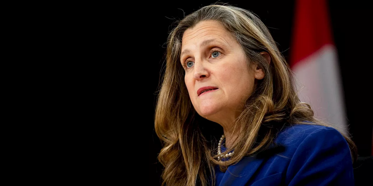 Freeland Resigns in Trump Tariff Row, Canadian Government in Chaos