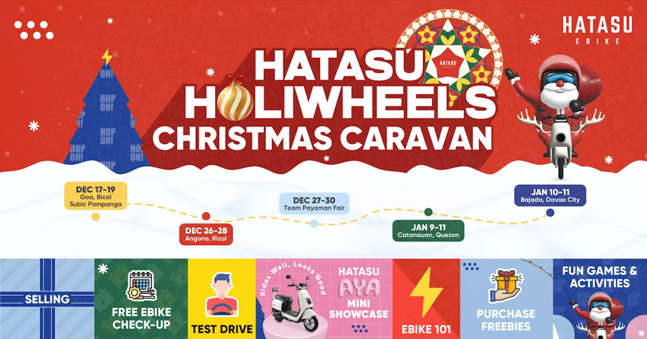 Hatasu Holiwheels Christmas Caravan to Tour Philippines