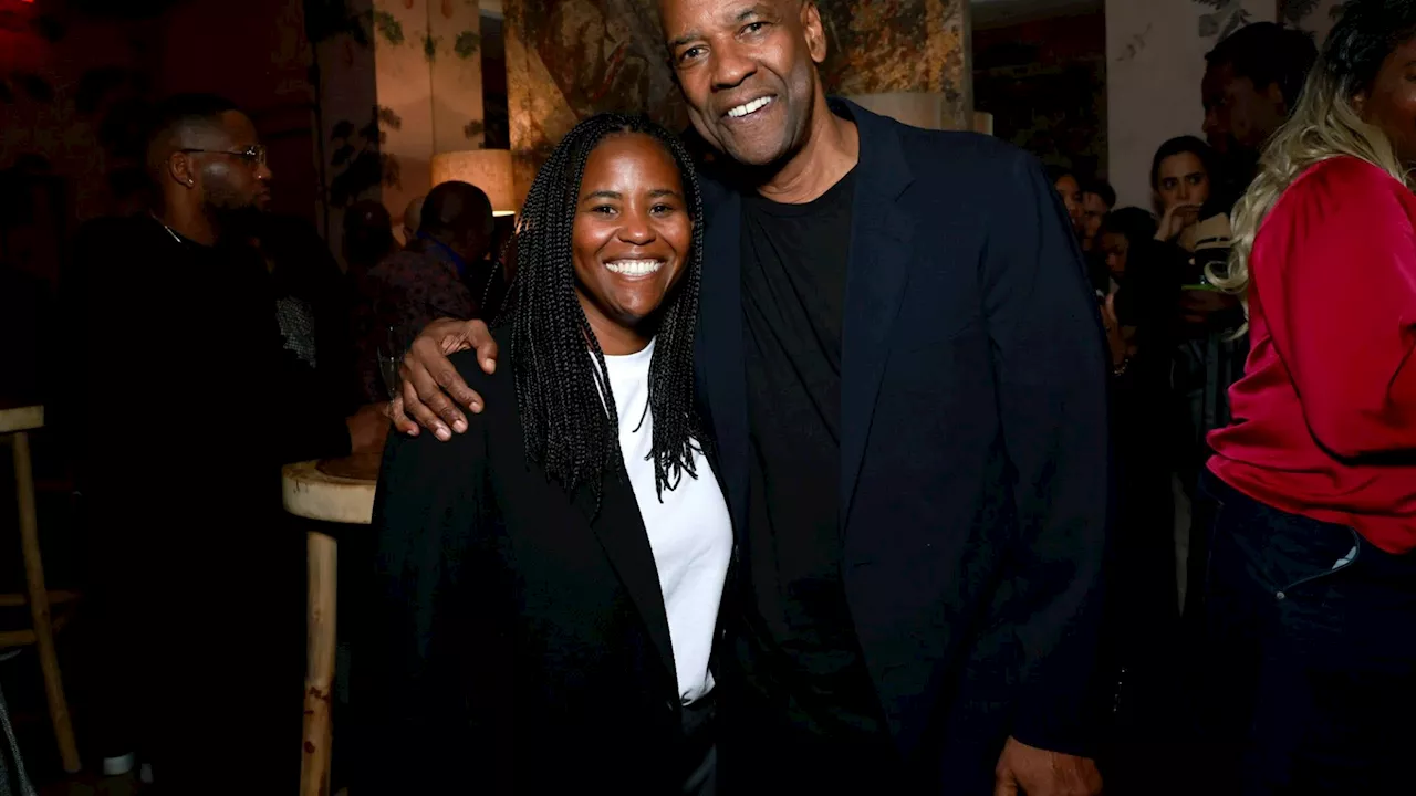 Denzel Washington's Daughter Stuns With Tall Wife at Black Cinema Event