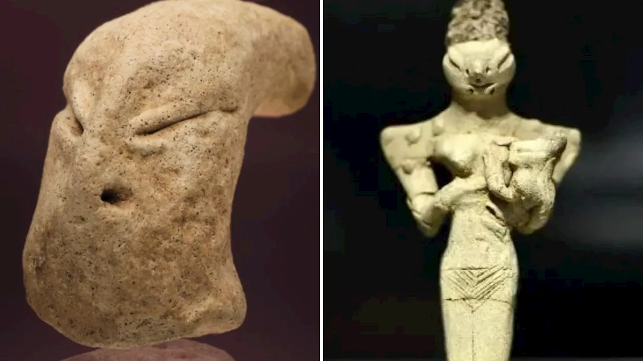 Mysterious Alien-like Statues Unearthed at Ancient Arabian Site