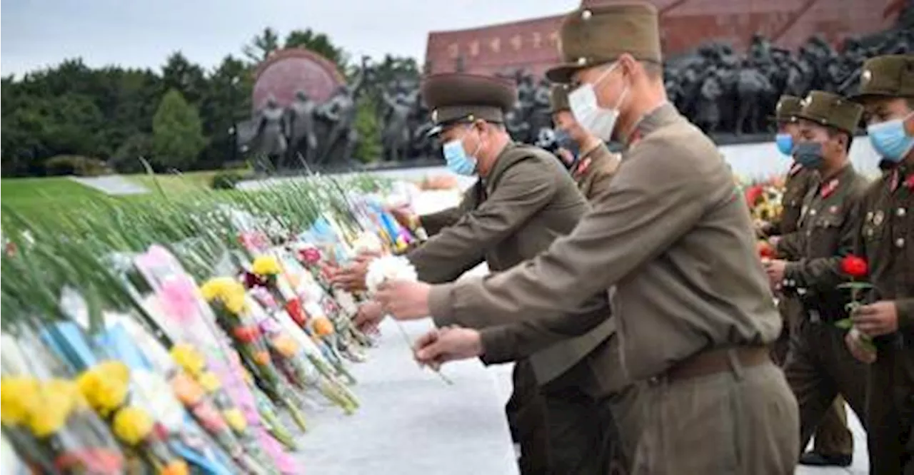 North Korea’s Kim Pays Tribute to Father at Family Tomb