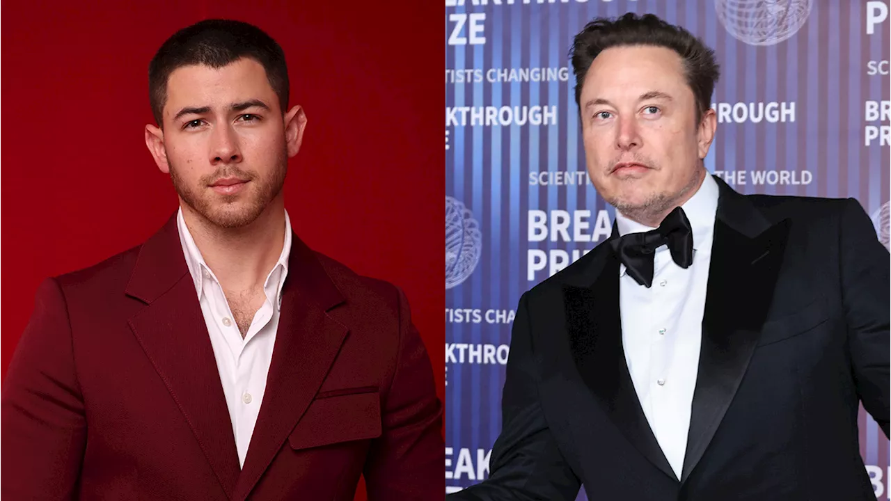 Nick Jonas Sparks Backlash for 'Taking Us to the Year 3000' with Elon Musk Photo