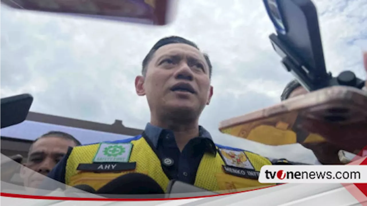 Menko AHY: Pembangunan Infrastruktur Transportasi Dorong Kemajuan Ekonomi