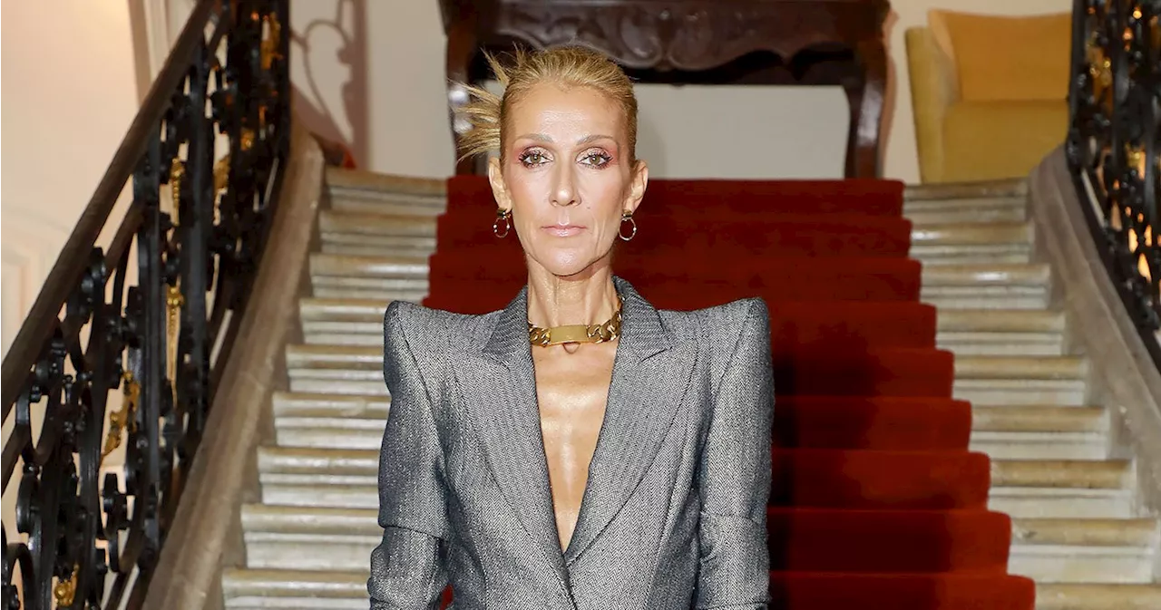 Céline Dion Rocks Fiery Phoenix Heels for Holiday Spirit