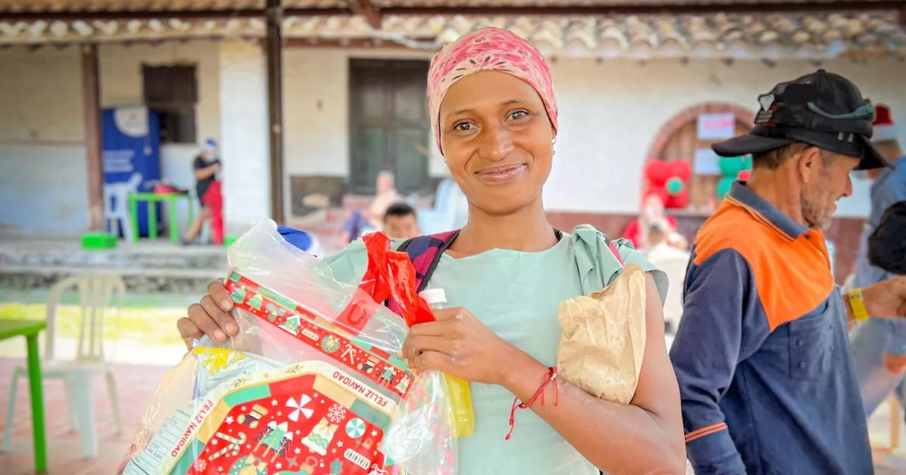 Habitantes de calle disfrutaron una Navidad diferente en Floridablanca