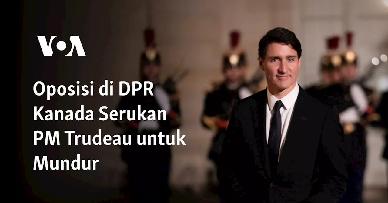 Krisis Politik di Kanada: PM Trudeau Didesak Mundur