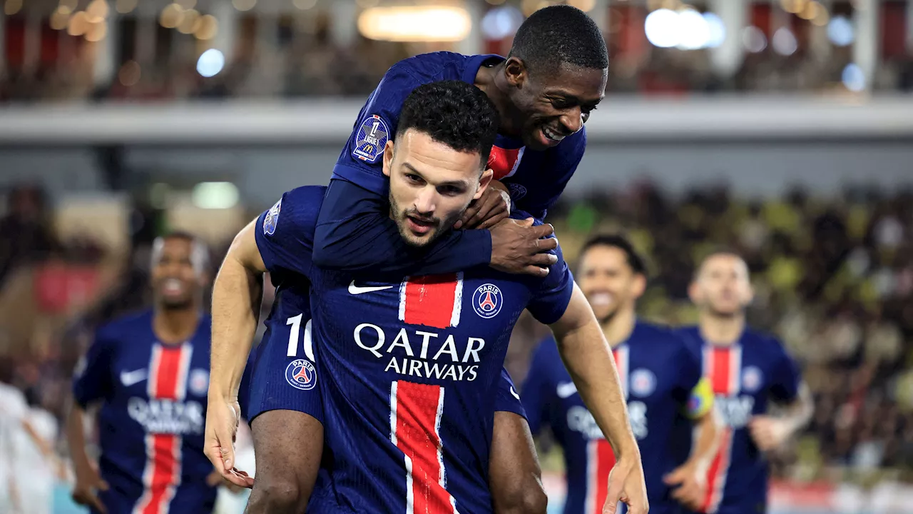 PSG wint spectaculair van Monaco