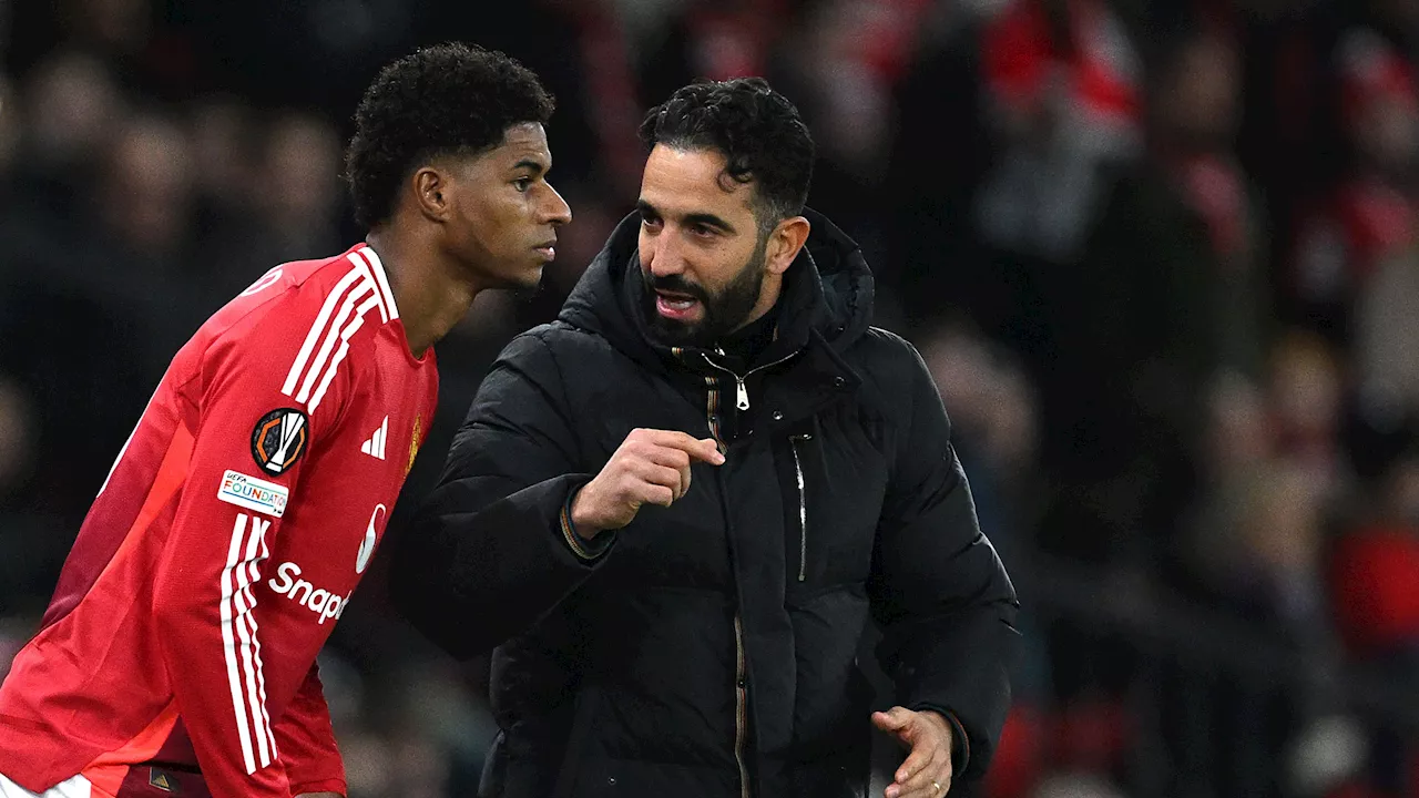 Rúben Amorim reageert gevat op transferpraat Manchester United-aanvaller Marcus Rashford