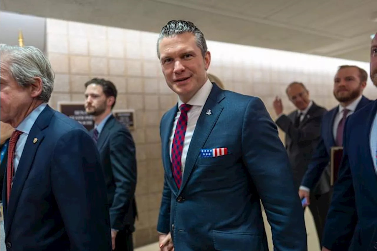 Senate committee to hold confirmation hearing for defense secretary nominee Hegseth on Jan 14