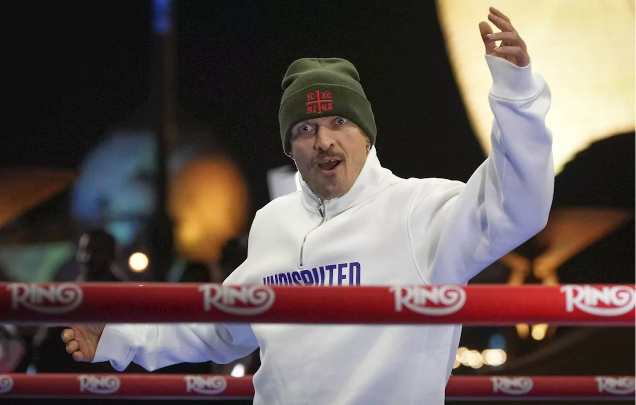 Boxe : Improbable, Oleksandr Usyk s’ambiance sur du Christophe Maé avant de défier Tyson Fury