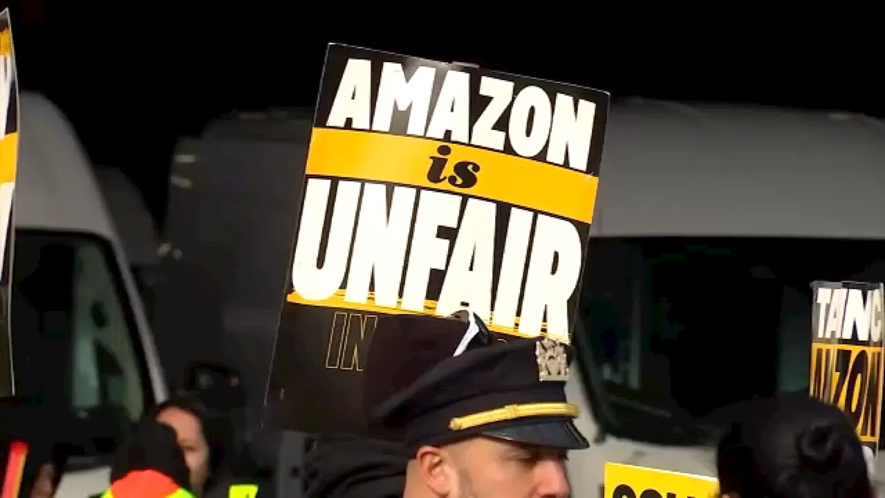 Teamsters Union Leads Amazon Workers' Protest for Better Benefits