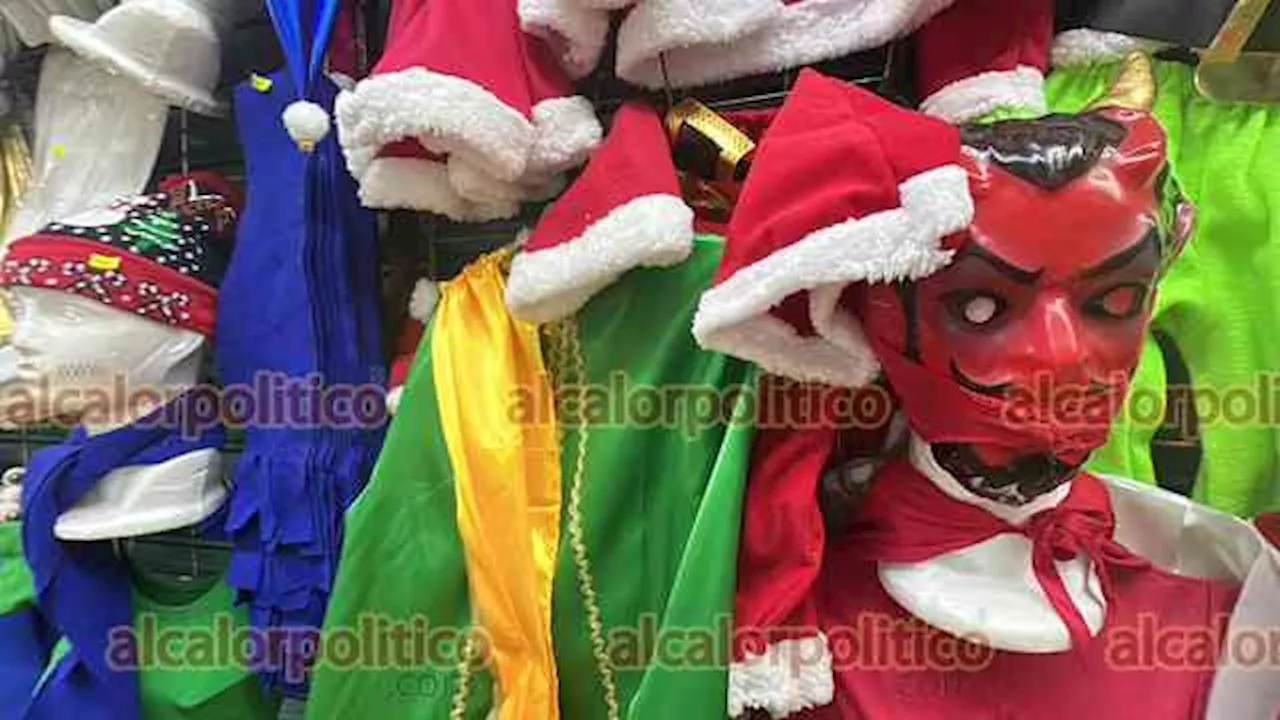 Disfraces navideños desplazan a los tradicionales en Veracruz