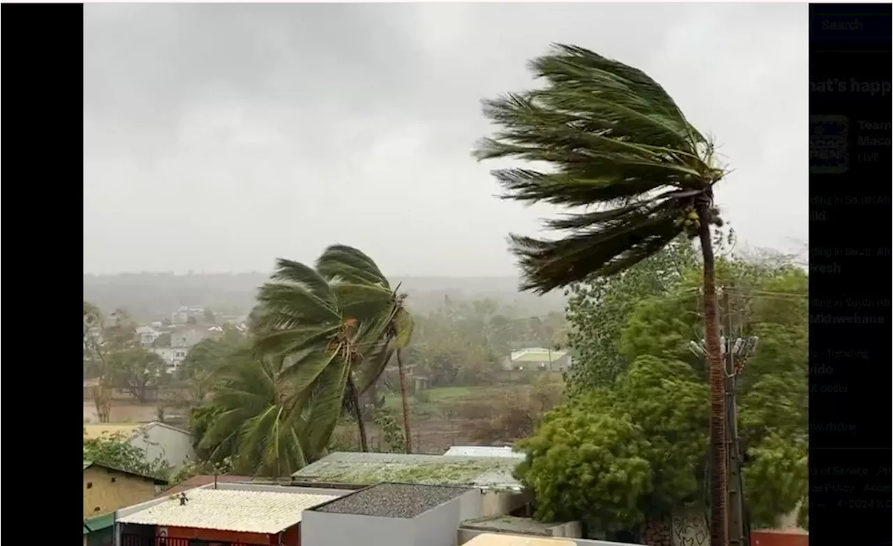 Tropical Cyclone Chido Batters Mozambique with 260km/h Winds