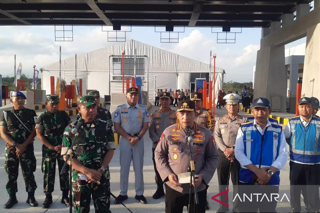 Kapolri cek kesiapan tol fungsional Klaten-Prambanan