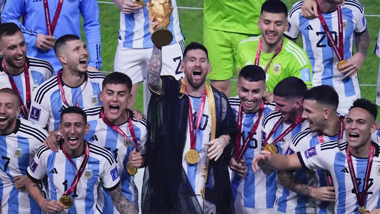 Argentina tops FIFA men's soccer rankings for second straight year