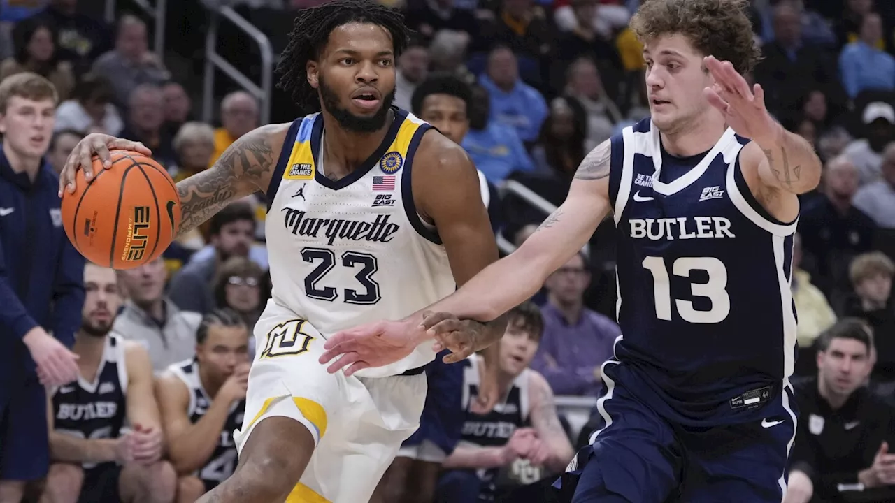 No. 9 Marquette commits just 2 turnovers in 80-70 victory over Butler