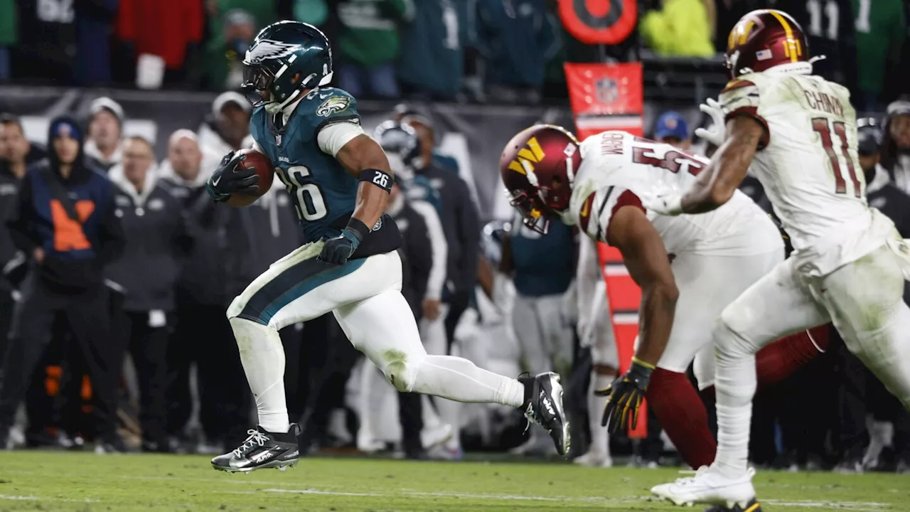 Philadelphia Eagles Running Backs Shine in Victory over Washington Commanders