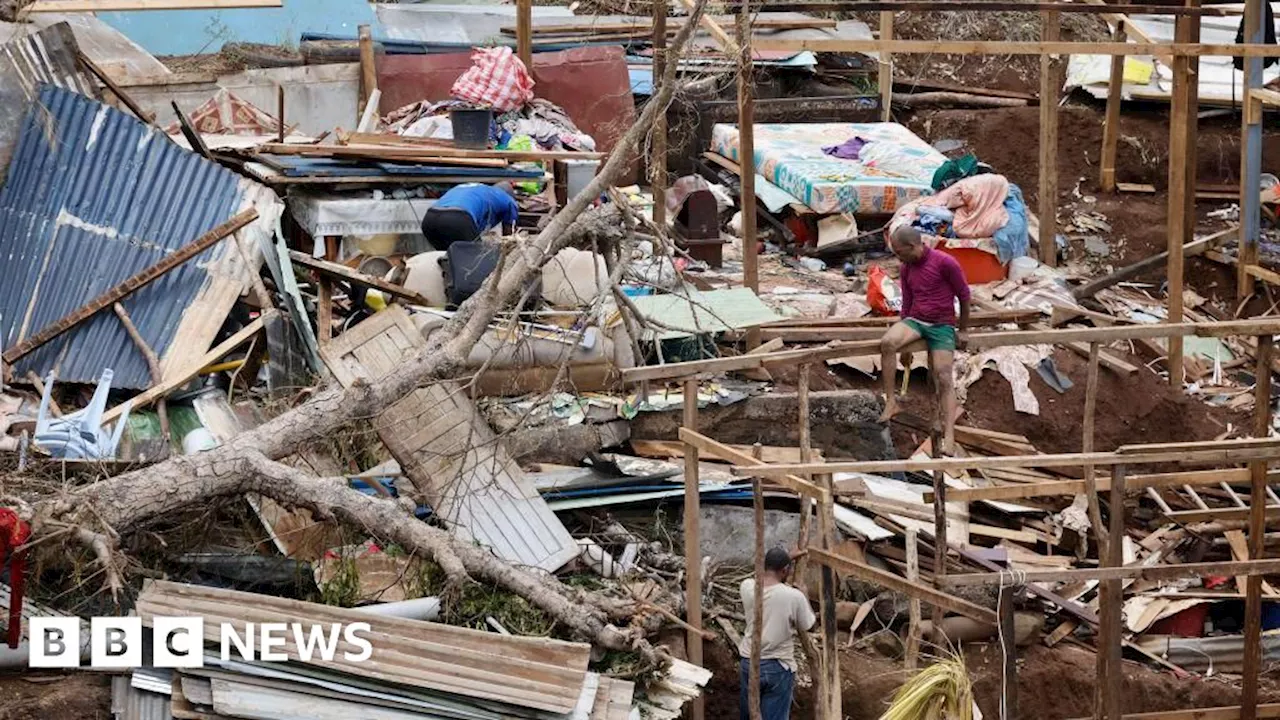 Cyclone Chido: Macron visits Mayotte as thousand still missing after storm