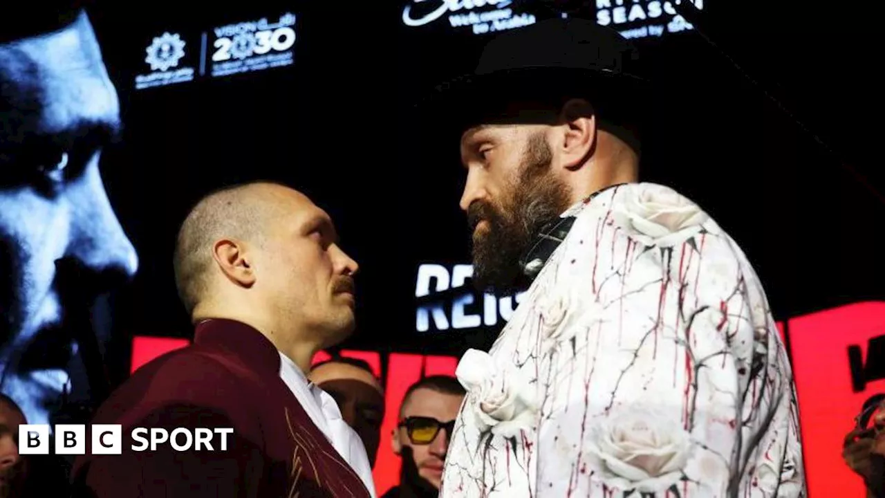 Fury and Usyk Engage in Historic 11-Minute Face-Off