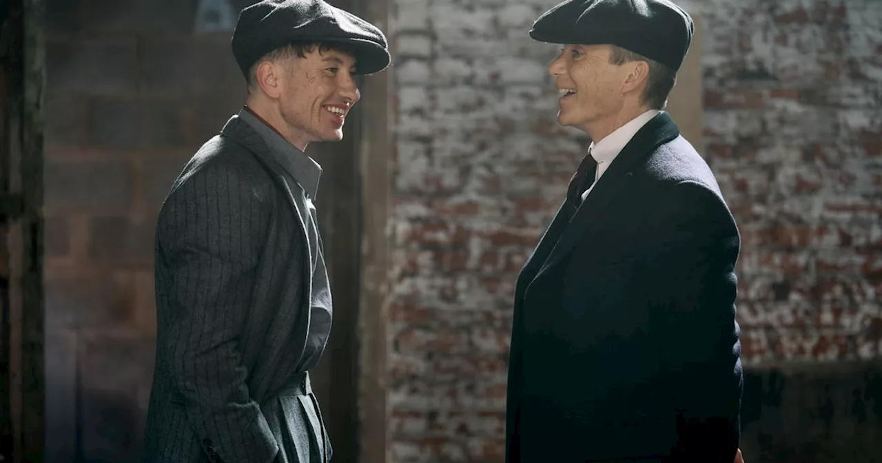 Barry Keoghan and Cillian Murphy on Peaky Blinders set as movie wraps up