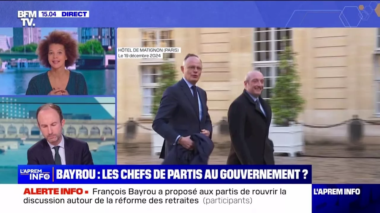 François Bayrou a proposé aux partis de rouvrir la discussion autour de la réforme des retraites