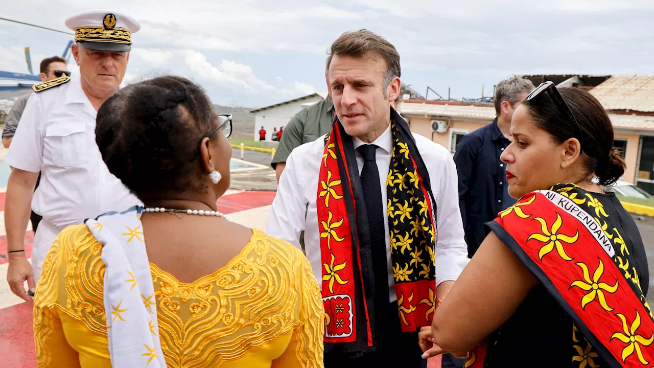 Macron Répond aux Critiques après l'Ouragan Chido à Mayotte